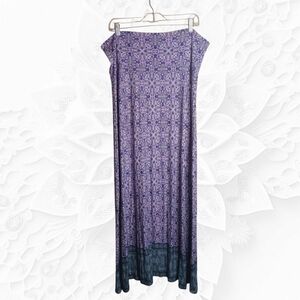 Loveappella Purple Maxi Skirt